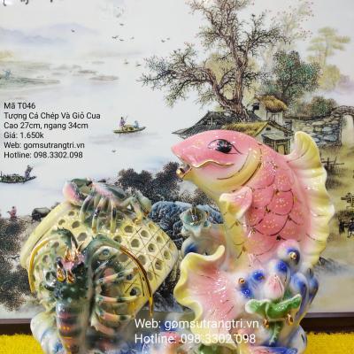 Tượng Cá Chép và Giỏ Cua